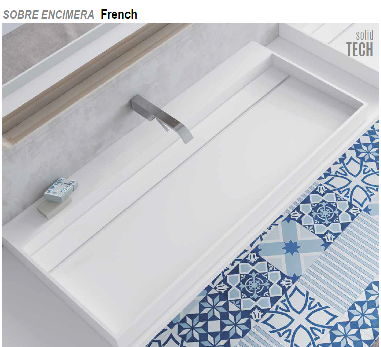 Lavabo Solid Surface French Anyway Solid Jomacarsa S C