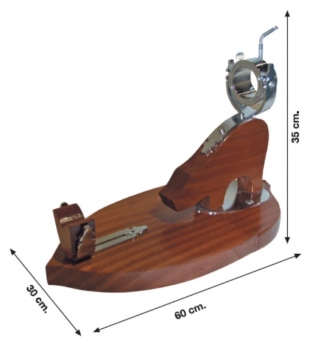 SOPORTE JAMONERO GIRATORO MODELO SEVILLA RUBIO ENVÍO GRATIS