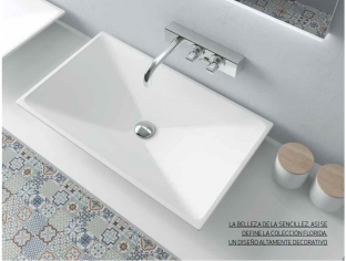 LAVABO SOLID SURFACE  FLORIDA ANYWAY SOLID