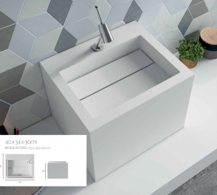 LAVABO SOLID SURFACE COMPAC ANYWAY SOLID