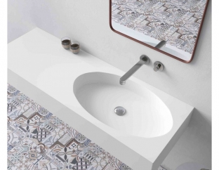 LAVABO ENCIMERA A MEDIDA SOLID-SURFACE CALIFORNIA