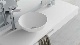 LAVABO SOBRE ENCIMERA SOLID MODELO BOLONIA  ANYWAY SOLID