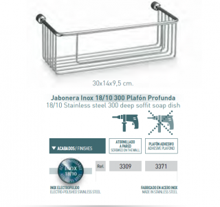 JABONERA INOX 18/10 - BELTRAN  3309