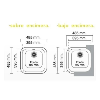 POALGI FREGADERO SINTÉTICO  AMBAR 152  UNA CUBETA