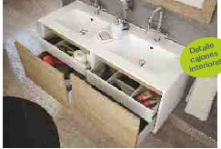 OFERTA CONJUNTO COMPLETO (MUEBLE+LAVABO+ESPEJO) FONDO REDUCIDO MIREIA.