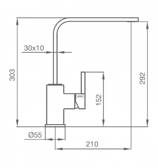 GRIFO DE COCINA ETERNAL COMBI GROBER