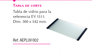 TABLA DE CORTE VIDRIO LUISINA AEPLUV 002