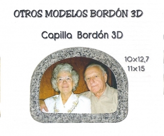 FOTO PORCELANA FORMA CAPILLA BORDÓN 3D NOVEDAD