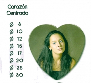 FOTO PORCELANA FORMA MODELO CORAZÓN