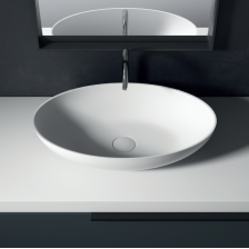 LAVABO SOLID SURFACE OVAL (disponible en varios colores)