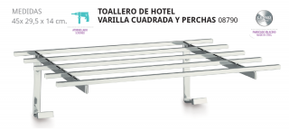 TOALLEROS DE HOTEL Y PERCHA - BELTRAN 08790