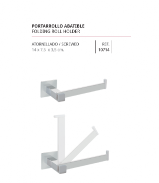 PORTARROLLO ABATIBLE DISEÑO NIZA BELTRAN NOVEDAD