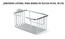 BELTRAN JABONERA LATERAL  PARA BARRA DE DUCHA DERECHA  20 CM.