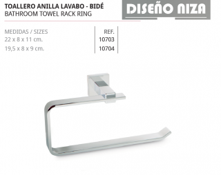 TOALLERO DE LAVABO DISEÑO NIZA