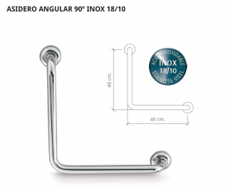 BELTRAN ASIDERO ANGULAR 90º INOX 18/10 