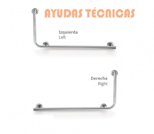 BELTRAN ASIDERO ANGULAR A 90º PLATO DE  DUCHA O BANERA  INOX 18/10 02920 O 02930 NUEVO