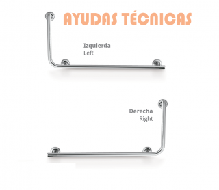 BELTRAN ASIDERO ANGULAR A 90º PLATO DE  DUCHA O BANERA  INOX 18/10 02920 O 02930