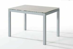 CONJUNTO MESA DE COCINA EXTENSIBLE ENCIMERA PORCELANICO TESA, CON  SILLAS Y TABURETE