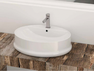 LAVABO  DE CERÁMICA  SOBRE ENCIMERA TORMES   ARTANDBATH