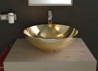 LAVABO DE CERÁMICA SOBRE ENCIMERA BOL ORO  - DECORATIVO ARTANDBATH