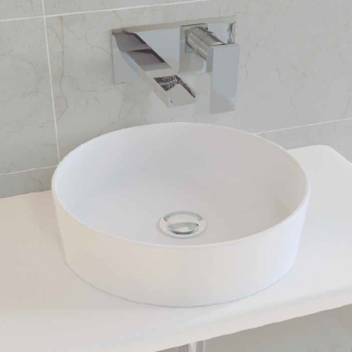 LAVABO DE CERÁMICA SOBRE ENCIMERA OSIRIS  COLOR  BLANCO MATE   ARTANDBATH NUEVO