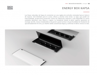 ENCHUFE  ENERGY BOX KAPSA CUCINEOGGI NOVEDAD