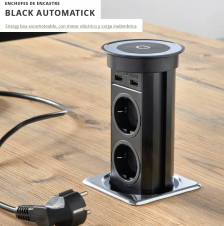 CUCINEOGGI ENCHUFES DE ENCASTRE BLACK AUTOMATICK NOVEDAD