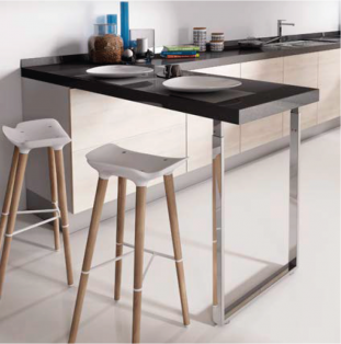 PATA ALUMINIO DANESE PENISULA CUCINE OGGI NOVEDAD