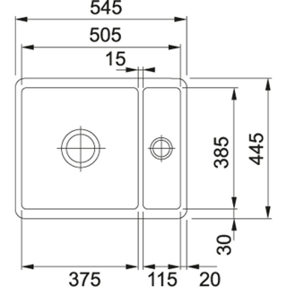 Kubus KBK 160 Fraceram Onyx 126.0373.835