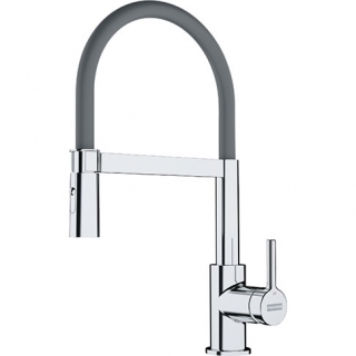 FRANKE GRIFO DE COCINA LINA PULL OUT SPRAY CROMADO – GRIS  EXTENSIBLE    NOVEDAD 115.0626.087