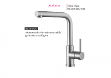 .GRIFO DE COCINA EXTRAIBLE GIRATORIO LUISINA RC304/DO 055 NOVEDAD