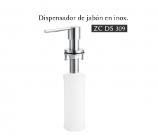 DISPENSADOR DE JABÓN  EN INOX  ZC DS 309 NUEVO