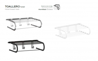 TOALLEROS DE HOTEL Y PERCHA - BELTRAN 08897