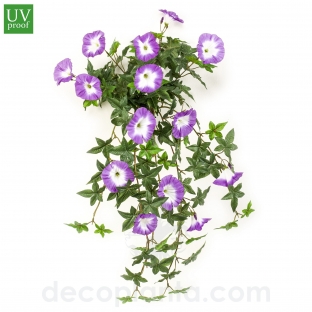 PLANTA COLGANTE CAMPANILLA VIOLETA UV DECOPLANTA