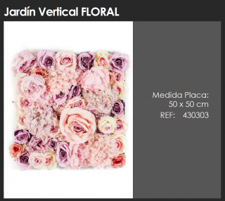 JARDÍN VERTICAL FLORAL DECOPLANTA 430303 