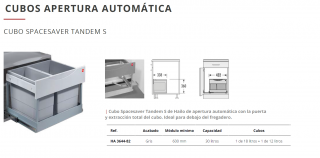 CUCINEOGGI CUBO SPACESAVER TANDEM S NOVEDAD