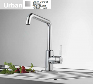 FRANKE GRIFO DE COCINA URBAN SWIEL CROMO NOVEDAD 115.0627.522